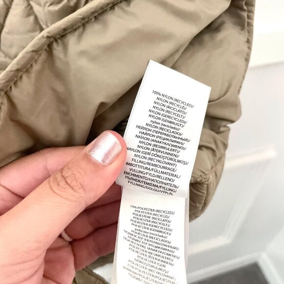 Polo Ralph Lauren Tan Quilted Collared Lightweight Jacket Size M - Picture 4 of 8